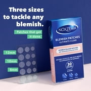 Noxzema Blemish Patches - Hydrocolloid Acne Pimple Patches with Niacinamide & Tea Tree Extract - 30 Count