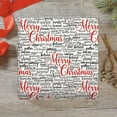 thumbnail image 3 of Merry Christmas Script Rolled Wrapping Paper Premium Thick Gift Wrap Roll Gift Wraping Paper for Christmas Decor, 23x58in, 3 of 4