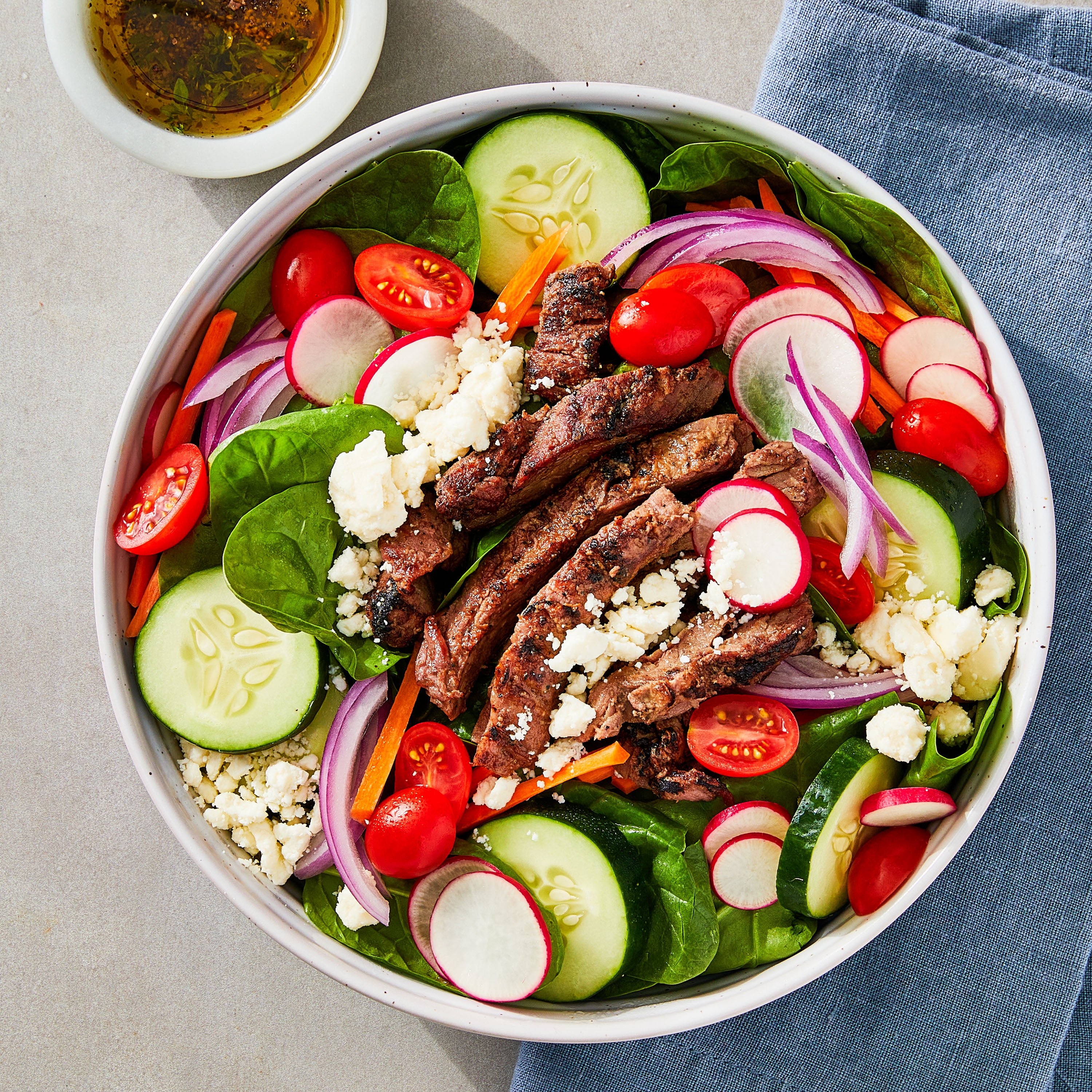 Freshness Guaranteed Fully Cooked Grilled Seasoned Sliced Steak Strips, Refrigerated, 8 oz
