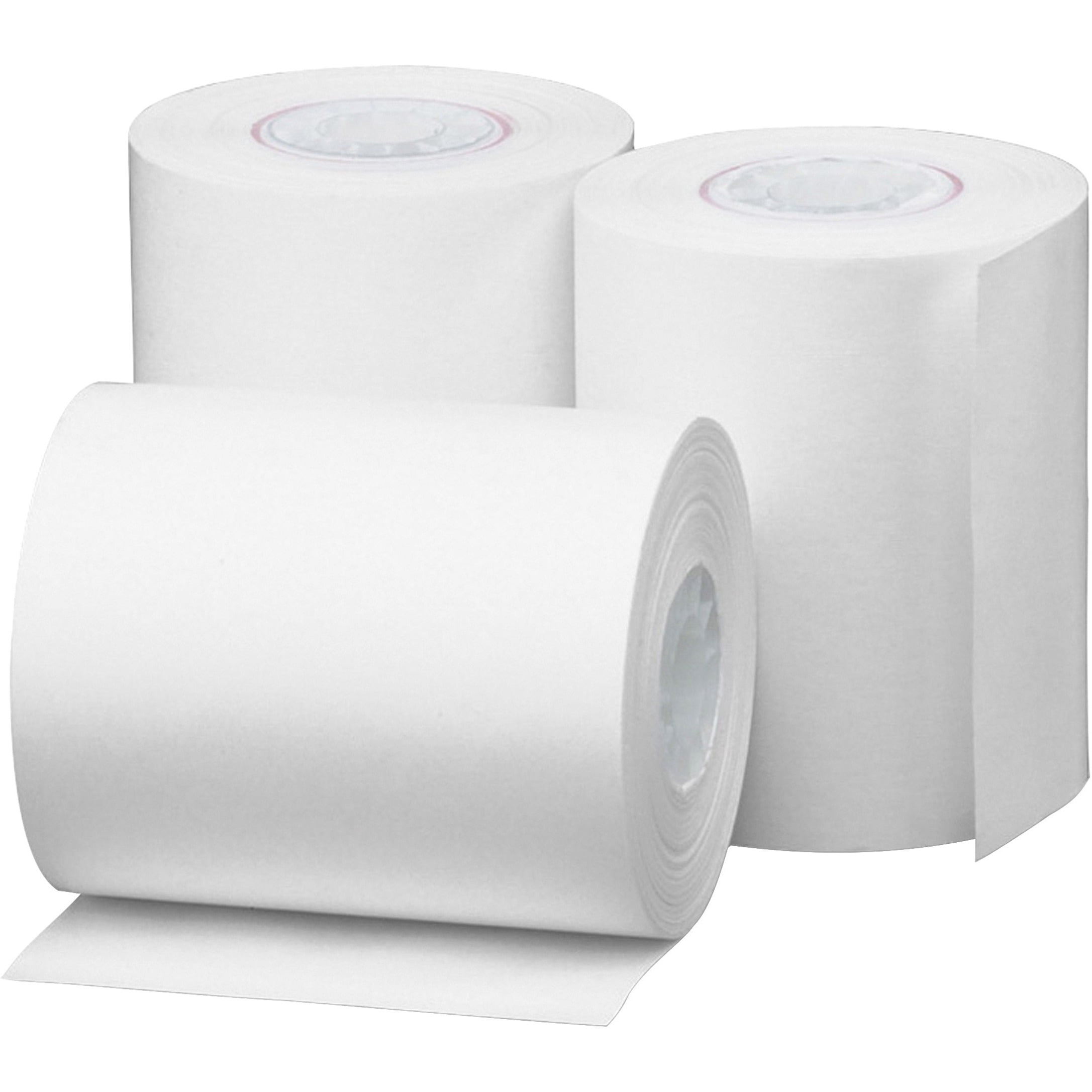 2-1/4 in 12/Pack White New x 80 ft. Details about   PM Company 6370 Thermal Paper Rolls 