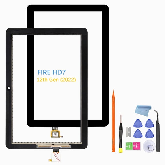 Touch Screen for Amazon Fire HD 7 (2022, 12th Generation) Screen Replacement