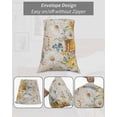 thumbnail image 6 of White Daisy Pillow Cases Standard Size Set of 2 - Microfiber Bed Throw Pillow Covers, Spring Floral Bees Elegant Pastoral Botanical Decorative Lumbar Pillow Cover with Envelope Closure 20"x26", 6 of 6