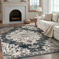 thumbnail image 1 of Alfombra antideslizante Area Rug Yidanamy, lavable, vintage, de 4 x 6 pulgadas, 1 of 8