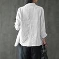 thumbnail image 3 of ZANZEA Women Long Sleeve Turn-Down-Collar Casual Short Coat Blazer, 3 of 3