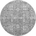 thumbnail image 2 of Addison Rugs Mayfield Washable Transitional Panel Gray Round Rug, 8' x 8', 2 of 5