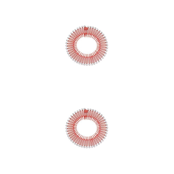 Qarigey Peine elástico entrelazado con circulares completos, peines flexibles para niñas, banda para la cabeza, accesorios de Type6 NO6