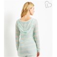 thumbnail image 2 of Aeropostale Chandail à Capuche Rayé pour Femmes, Bleu, Juniors, Très Grand, 2 of 3