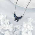 thumbnail image 6 of DOLIOX Butterfly Necklace for Women 925 Sterling Sliver Black Butterfly Necklace Pendant Cute Animal Necklace Butterfly Jewelry for Women, 6 of 10