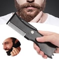 thumbnail image 3 of Goatee Shaving Template, Men's Beard Shaping Template Beard Shaper Plastic  for Goatee for Sideburns for Forehead, 3 of 8