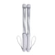 thumbnail image 2 of Barra de ejercicios Battle Ropes para adultos con mango antideslizante, ejercicio profesional Gris, 2 of 9