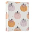 thumbnail image 2 of Pumpkins with Bows 3 Ring Hardcover Binders 1.5in Round Rings for Letter-Size Folder Paper Organizer Pockets for Office Student Recipe, 2 of 9