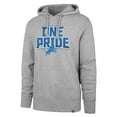 thumbnail image 2 of Men's '47 Gray Detroit Lions Regional Headline Pullover Hoodie, 2 of 3