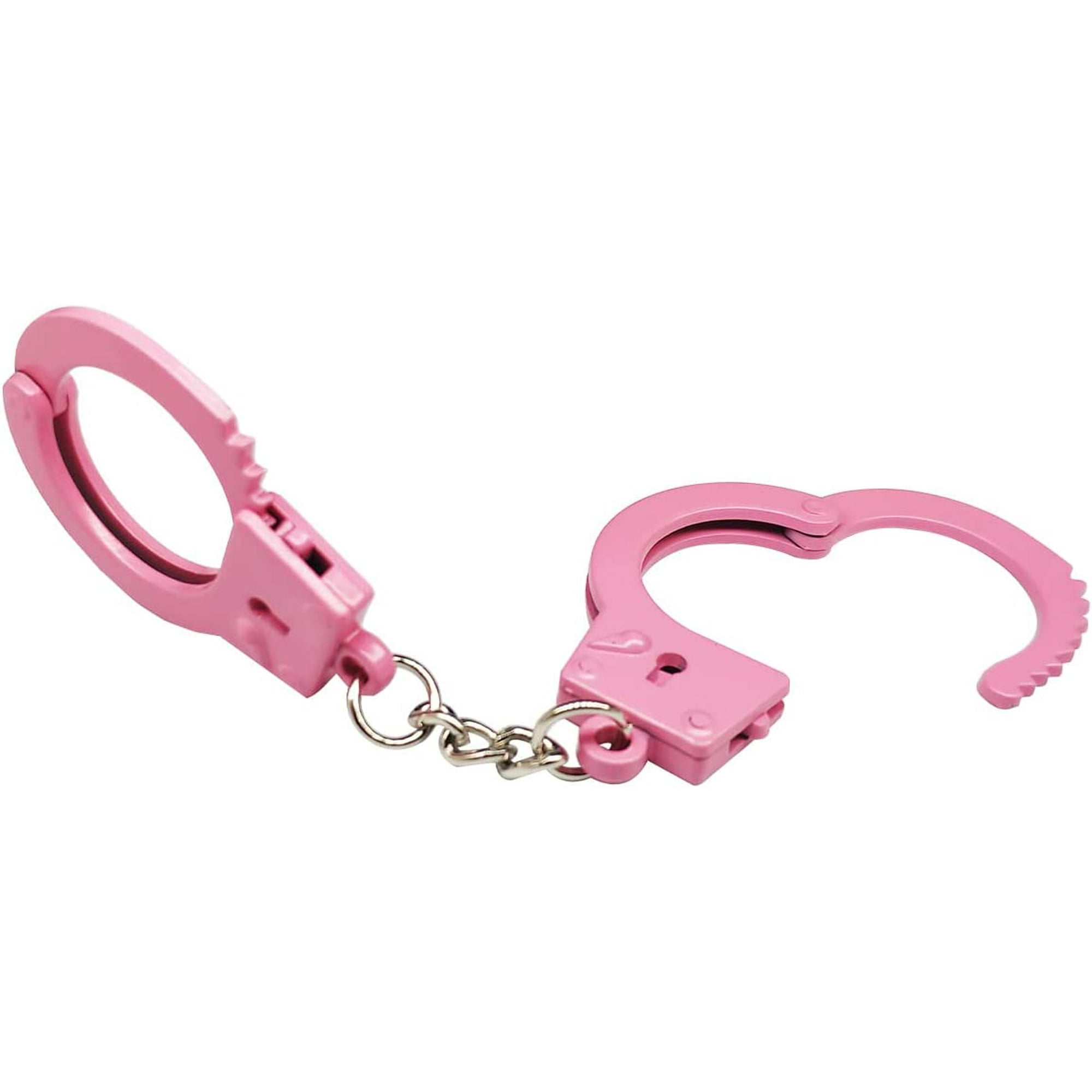 nipocaio Cute Handcuffs Keychain Pink Couple Keychains Cat Interactive Mini Handcuffs Metal Key Chain Novelty Keyring Alloy Keychain Walmart