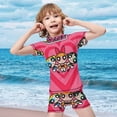 thumbnail image 4 of The Powerpuff Girls Boys 2-Piece Swimsuit Set Bathing Suit Short Sleeve Swimwear Sets with Swim Trunk 6-7Y(110cm), 4 of 7