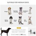 thumbnail image 4 of Aosom Remorque pour Chiens avec Rangement pour Attelage de Suspension pour Chiens Moyens, Bleu, 4 of 10