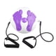 thumbnail image 2 of Tabla de abdominales giratoria para abdominales, silenciosa, para uso doméstico, para entrenamiento de cintura Morado con cuerda, 2 of 9