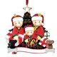 thumbnail image 5 of Bewildely 1 Uds. Adorno colgante de árbol de Navidad para el hogar y la Oficina, decoración colgante de árbol de Navidad, decoración de arcilla Tres cabezas 2piezas Bewildely CBP143969, 5 of 6