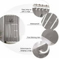 thumbnail image 6 of Hello Winter Shower Curtains for Bathroom,Waterproof Fabric Shower Curtain with Hooks, Seasonal Themed Gray Water Repellent Bath Curtain for Home Hotel Bathtub Decor 36 x 72inch, 6 of 6