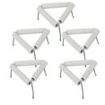 thumbnail image 3 of Garosa 5pcs 65mm Lab Clay Triangle, High Temperature Resistance Ceramic Pipe Iron Wire Crucible Triangle, For Support Crucible Being Heated Prevent Bursting, 3 of 8
