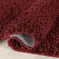 thumbnail image 4 of Well Woven Elle Basics | Emerson Shag Deep Red | Textured Mat Rug 2x4 (2'3" x 3'11"), 4 of 8