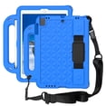 thumbnail image 3 of Handle Case for Apple iPad 9.7-inch (6th/5th Generation) /iPad Air 9.7" /iPad Air 2 9.7" /iPad Pro A1673 9.7 Inch, Shockproof Protective Silicone Case Cover with Adjustable Shoulder Strap (Blue), 3 of 4