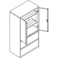 thumbnail image 4 of HON Brigade 800 Black Binder Storage Lateral Files -HON885LSP, 4 of 4