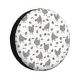 thumbnail image 1 of Balery Funny Chicken Cubiertas para Neumáticos - Protector Resistente para Neumáticos de Camioneta, SUV, Remolque, Camper y RV-14 inch, 1 of 6