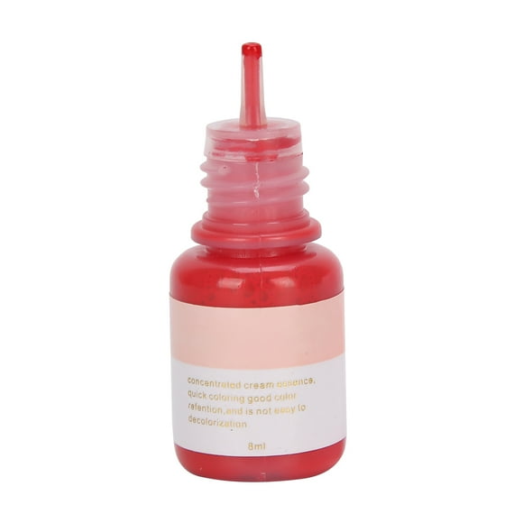 Retention, Rose Red and 6 Other Shades Deep Color, 8ml SemiPermanent Lip Ink, Uniform Coloring, for Charming and Fashionable Lips, Plant Extracted