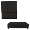 thumbnail image 1 of Box Base cama Queen Size DICASA + Cabecera Kenzo Negro, 1 of 6