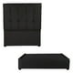 thumbnail image 1 of Box Base cama Queen Size DICASA + Cabecera Kenzo Negro, 1 of 6