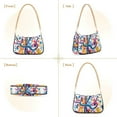 thumbnail image 7 of FORMRS Womens Shoulder Bag with Chain Strap Clutch Purse Cute Tote Handbag, Musical Pattern, 7 of 7