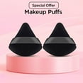 thumbnail image 4 of 10packs Velvet Triangle Powder Puff Sponge Blender Z1O1, 4 of 8