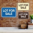 thumbnail image 2 of Signs ByLITA Classic Framed Lot For Sale Door or Wall Sign Easy Installation | Office And Shop Decor | Bars And Restaurants Sign (Ivory/Dark Brown) - Large, 2 of 9