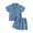 Blue, variant on XBASW Toddler Baby Boys Cotton Linen Shorts Set Short Sleeve Button down Lapel Shirt Tops + Shorts Summer Solid Color Outfit Clothes 3M-5T