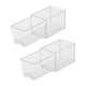 thumbnail image 5 of Cajas organizadoras para refrigerador (paquete de 2), cajas de almacenamiento con cajón, contenedores acrílicos transparentes versátiles, apilables pa, 5 of 9