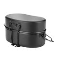 thumbnail image 1 of Boîte à Lunch de Haute Qualité Bento Box Aluminium avec Poignée 2 Couches Cookwa Fast E0V3, 1 of 6