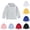 School Uniform - Grey, variant on Toddler Boys Long Sleeve Polo Shirt Solid Soft Button Front Kids School Uniform Casual Tops