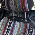 thumbnail image 4 of Funda de asiento de coche para las cuatro estaciones, universal, doble asiento delantero, cojín de asiento de coche, funda protectora antideslizante, funda de asiento completamente cerrada, 4 piezas, 4 of 6