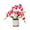 Amarante, variante sur simhoa Fleur Artificielle Bonsaï Arrangement de Fleurs pour Mariage Salon Nouvel An Amarante