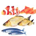 thumbnail image 2 of Cat Toy Training Entertainment Fish Plush Stuffed Pillow Simulation Fish Cat Toy Fish Interactive Pet Chew Toys M(Carp), 2 of 5