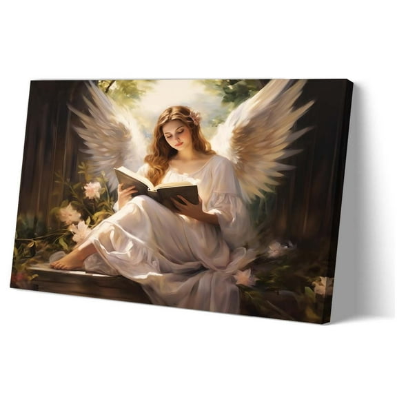 Angel Poster Pictures Canvas Wall Decor Kitchen Vertical Artwork for Living Room Decoration Ideas Wall Bedroom Prints for Bathroom