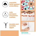 thumbnail image 5 of Meditation Floor Pillow For Yoga Living Room, Outdoor Fireplace Accent, Round Large Pillows In Colorful Patterns, Soft Pillowcase With Invisible Zipper, Cotton Material For Easy, 5 of 5