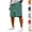 Dark Green, variant on HAJWOH Men's Baggy Sweat Shorts Under Knee Length Casual Classic Athletic Sweat Short with Drawstring