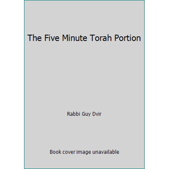 Pre-Owned The Five Minute Torah Portion (Hardcover) 1568716478 9781568716473