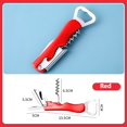 thumbnail image 1 of Red Professional Waiter Corkscrew Wine Openers Set, Heavy Duty Stainless Steel Hinges Wine Key for Restaurant Waiters, Sommelier, Bartenders, 1 of 5