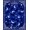 Blue, Pattern 10, variant on ODIKA 4'x6' Machine Washable Non-Slip Area Rug, Eerie Gossamer Thread Seasonal Display High Traffic Rug, Brown, 515124