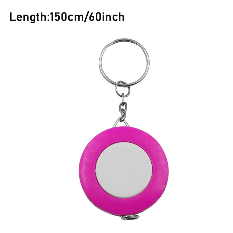 150cm 60 "Portable Retractable Ruler Tape Measures Height Children Ruler Centimeter Inch Roll Color Tape