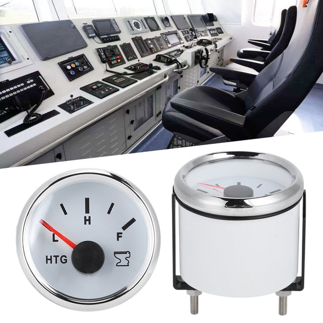 52mm / 2in Marine Boat RV Sewage Water Holding Tank Level Gauge HTG Meter 0-190 ohms 9-32V