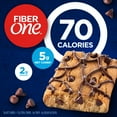 thumbnail image 2 of Fiber One 70 Calorie Brownies, Chocolate Chip MDH1Cookie, 2g Sugar, Value Pack, 12 Count, 10.6 oz, 2 of 3
