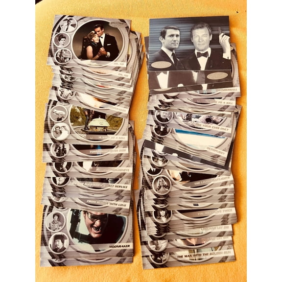 James Bond 40th Anniversary 2002 Rittenhouse partial base card set